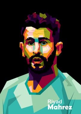 Riyad Mahrez in wpap