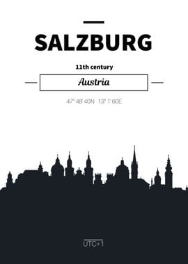 Salzburg Austria skyline