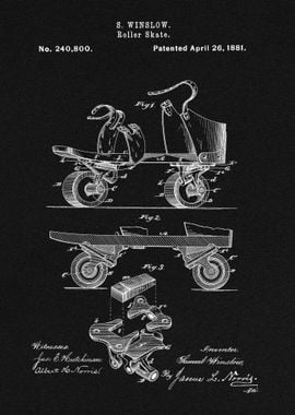 Roller skate patent