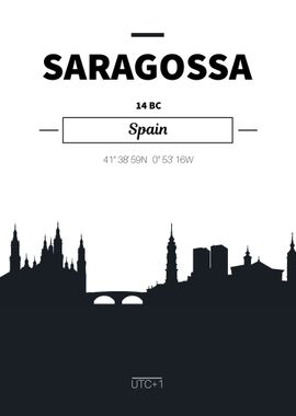 Saragrrossa skyline spain