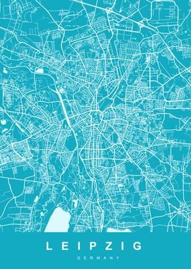 LEIPZIG City Map Germany