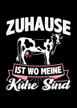 Zuhause Kuehe Landwirtin