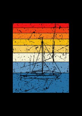 Sailing Ship Retro Vintage