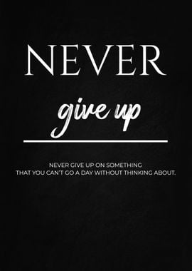 Never Give Up