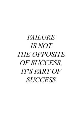 Failure is part of Success