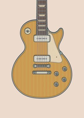 Gold Rock LP Guitar