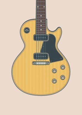 Yellow Special LP Guitar