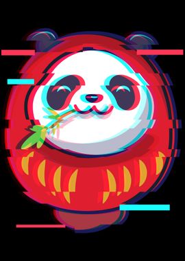 Cute Panda Bear Daruma