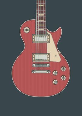 Cherry Standard LP Guitar