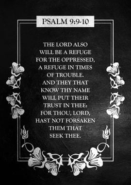 Psalm 9 9 10