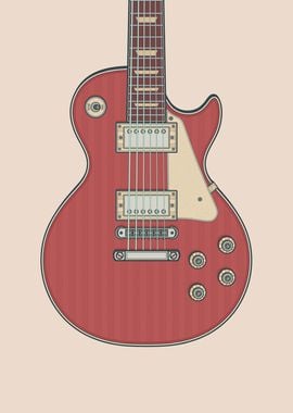 Cherry Standard LP Guitar