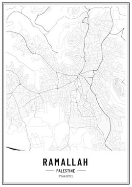 Ramallah Palestine poster