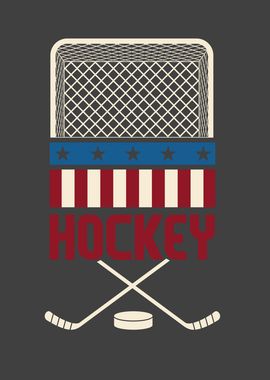 American Flag Hockey USA