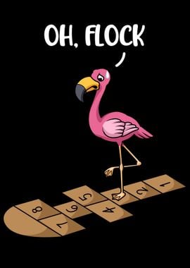 Flamingo Hopscotch