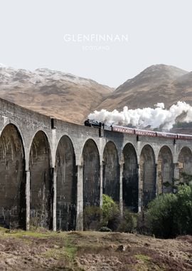 Glenfinnan Viaduct Train