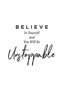 Believe in Yourself Quote