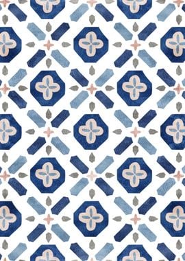 Moroccan Floral Tile 09