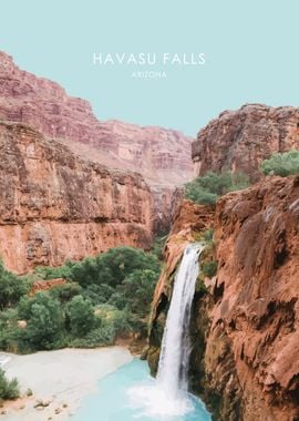 Havasu Falls Arizona Art