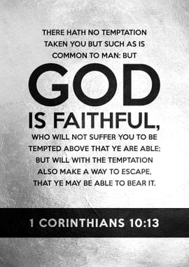 1 Corinthians 10 13