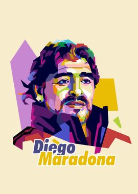 Diego Maradona Pop Art