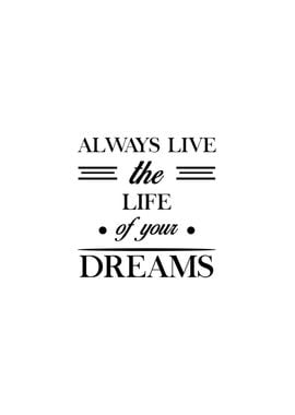 Dreams Quotes Wall Art