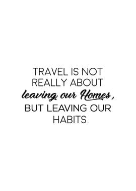 Travel Quotes Wall Poster