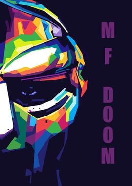 Mf Doom Wpap Pop Art