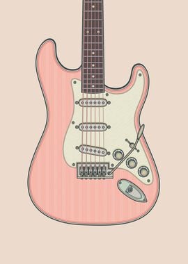 Shell Pink Strat