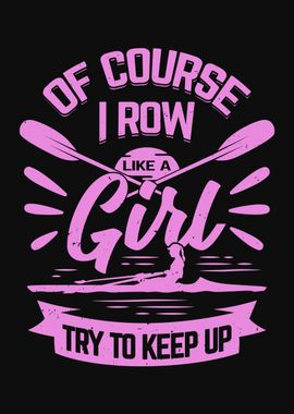 Rowing Girl Design