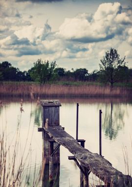 Landscape, lake, Poland