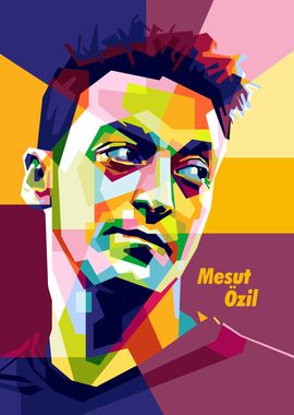 Mesut Ozil Pop Art