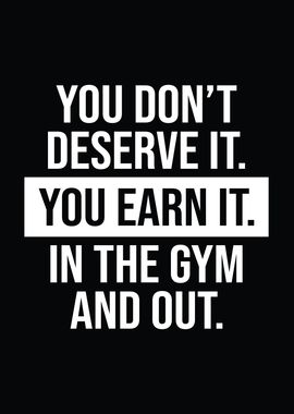 Deserve It vs Earn It