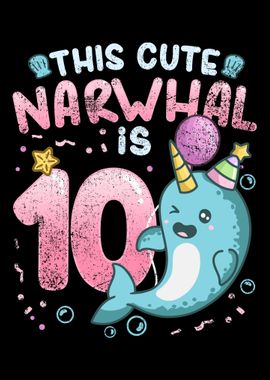 6th Birthday Narwhal