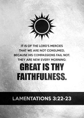 Lamentations 3 22 23