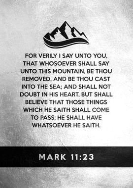 Mark 11 23