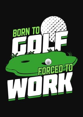 Golfing Golfer Design