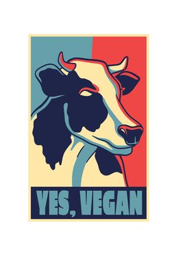 COW POSTER VEGAN