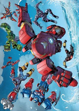 Flying Mech Avengers