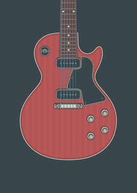 Cherry Special LP Guitar