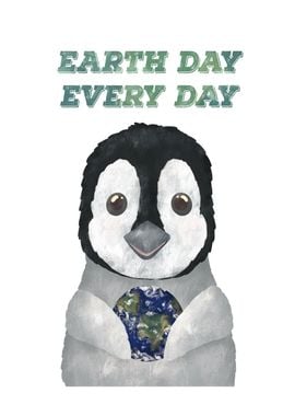 Earth day Penguin