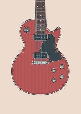 Cherry Special LP Guitar