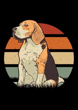 BEAGLE RETRO SUNSET