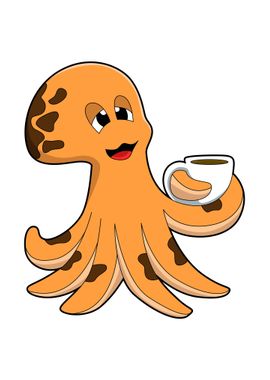 Octopus Cup of Coffee