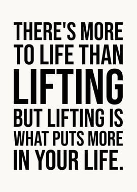 Lifting Puts More In Life