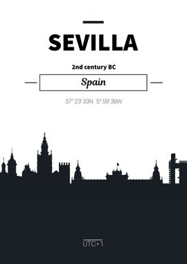 Sevilla spain skyline