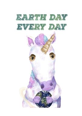 Earth day Unicorn