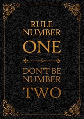 Dont Be Number Two