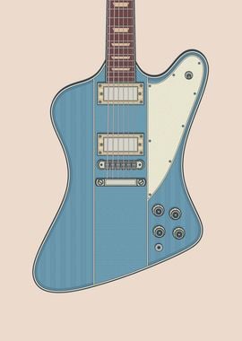 Pelham Blue Stylish Guitar