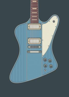 Pelham Blue Stylish Guitar