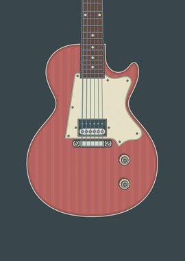 Red Junior LP Guitar